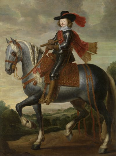 Reiterporträt des Kardinal-Infanten Ferdinand von Österreich von Gaspar De Crayer